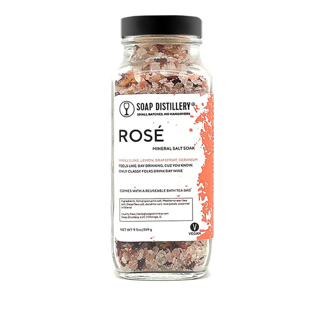 Soap Distillery - Rosè Mineral Salt Soak