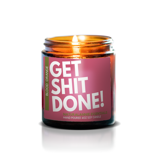 [BLOOD ORANGE] Get Shit Done Natural Scented Soy Candle -4oz