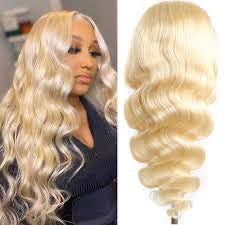 Blonde lace front wig