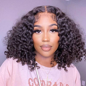 Curly Bob Lace Front Wig