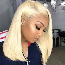 Load image into Gallery viewer, Blonde Bob Lace Front Wig
