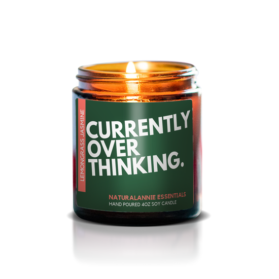 [LEMONGRASS & JASMINE] Currently Overthinking Soy Candle 4oz